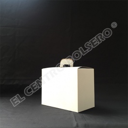 cajas para box lunch en carton caple blanca l-22