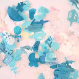 confetti para mesa baby shower