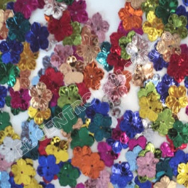confetti para mesa de flor metálica