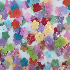 confetti para mesa de flor nacarada