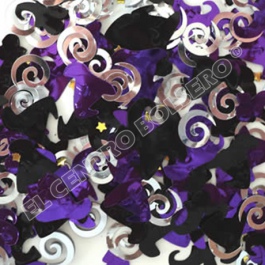 confetti para mesa halloween brujas