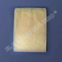 sobres bolsa de papel golden kraft (radiografia) con solapa sin adhesivo 40x50x90
