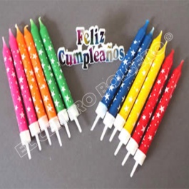 velas crayón feliz cumpleaños