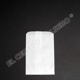 bolsa de papel blanco plana tipo sobre 6x9