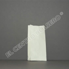 bolsas de papel kraft blanco tipo cafetera #1/2