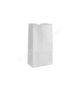 bolsas de papel kraft blanco tipo despensa #12