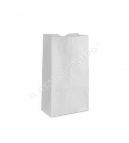 bolsas de papel kraft blanco tipo despensa #20