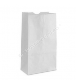 bolsas de papel kraft blanco tipo despensa #40