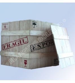 caja de madera cubica jumbo
