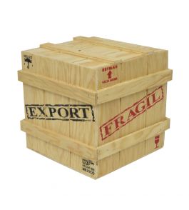 caja de madera mediana 20x20