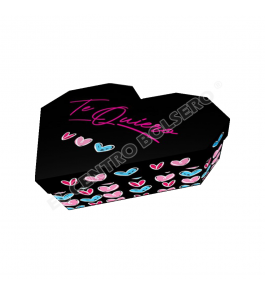 caja rígida corazón mediana amor